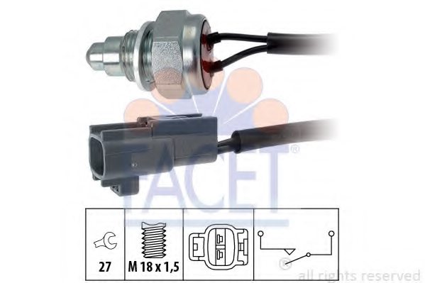 FACET 7.6259 Switch, reverse light